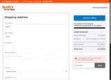 Scott's Dental Supply coupon verification screenshot