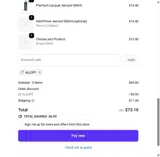 ALLOFF coupon verification screenshot