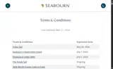 Seabourn Cruise Line coupon verification screenshot