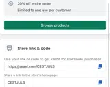 CESTJULS coupon verification screenshot