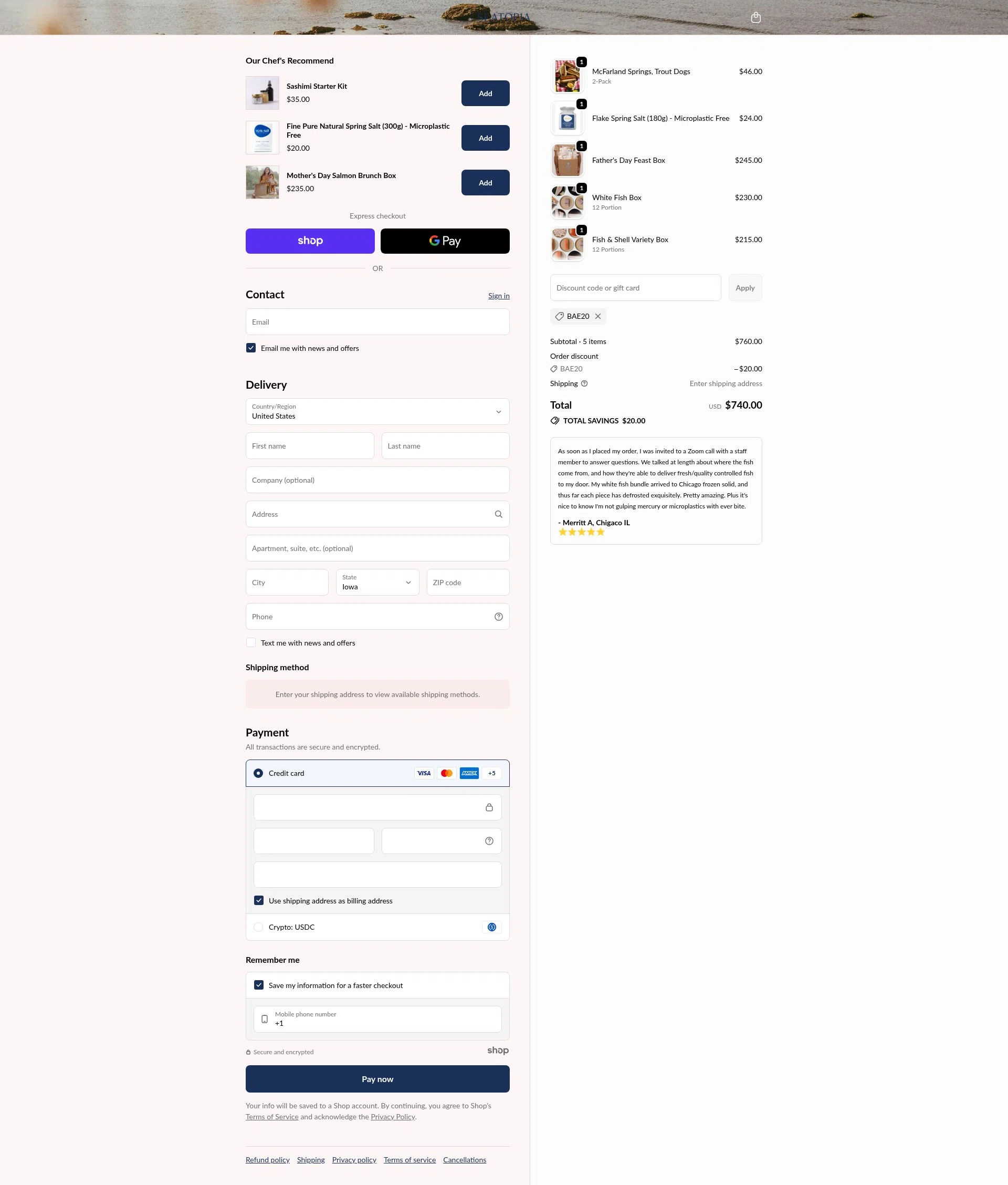 Seatopia checkout page showing Seatopia discount code box | Screenshot taken by SimplyCodes community member on Dec 15, 2025