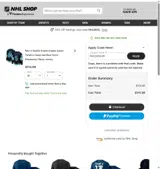 NHLSAVE30 coupon verification screenshot
