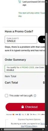 Seattle Mariners coupon verification screenshot