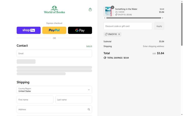 SecondSale checkout page showing SecondSale promo code box | Screenshot taken by SimplyCodes community member on Aug 7, 2025