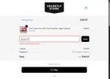 Secretly Store coupon verification screenshot