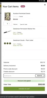 Budtrainer coupon verification screenshot