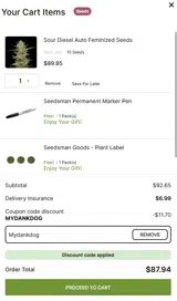 MYDANKDOG coupon verification screenshot