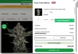 Seedsman coupon verification screenshot