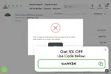 CART24 coupon verification screenshot