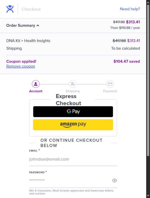 SelfDecode checkout page showing SelfDecode coupon code box | Screenshot taken by SimplyCodes community member on Sep 2, 2025