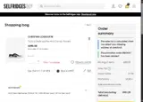 Selfridges coupon verification screenshot