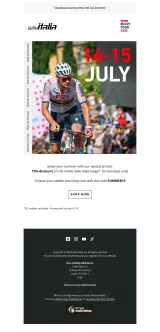 Selle Italia coupon verification screenshot