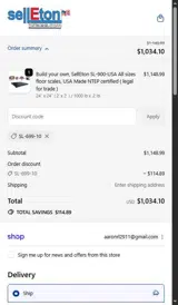 SL-699-10 coupon verification screenshot