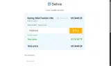 FASHION25 coupon verification screenshot