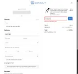 LOVESENCUT coupon verification screenshot