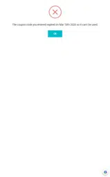 Lucky10 coupon verification screenshot