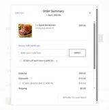 CARE10 coupon verification screenshot