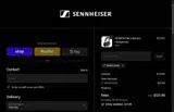 Sennheiser AU coupon verification screenshot