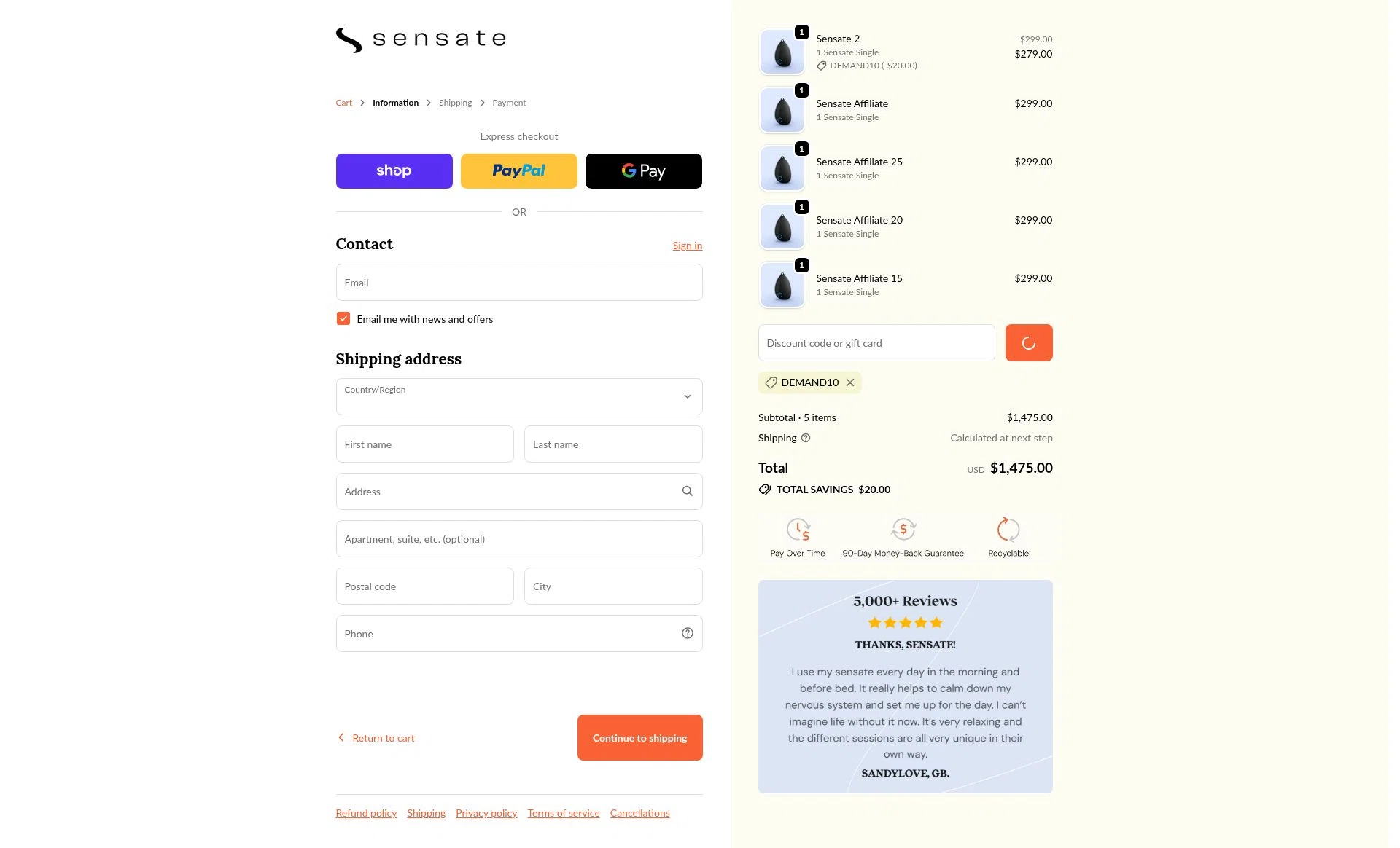 sensate ☆お値下げセール中‼︎☆ Sensate Promo Codes - $20 Off (3 Verified) Jun 2026