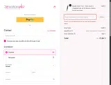 Sensations Plus coupon verification screenshot