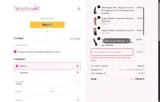 Sensations Plus coupon verification screenshot