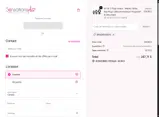 Sensations Plus coupon verification screenshot