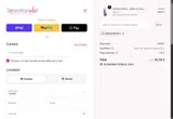 Sensations Plus coupon verification screenshot