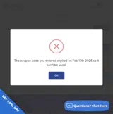 LOVE2026 coupon verification screenshot