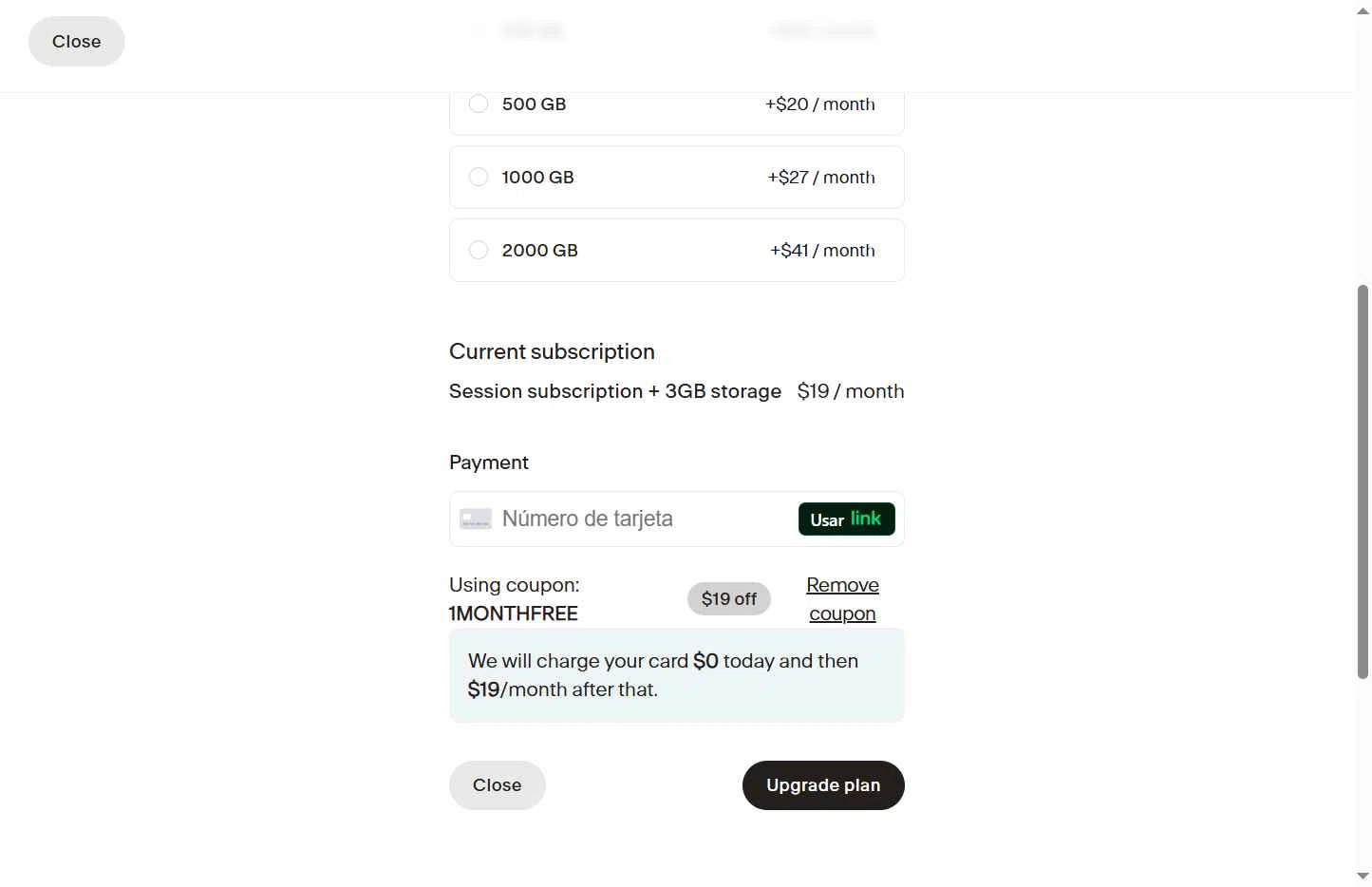 Session Technologies checkout page showing Session Technologies promo code box | Screenshot taken by SimplyCodes community member on Nov 24, 2025