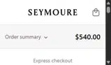 SEYMOURE50 coupon verification screenshot