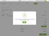 USED coupon verification screenshot