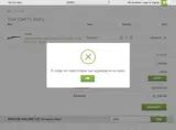 October coupon verification screenshot
