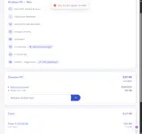 Shadow coupon verification screenshot