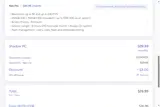 Shadow coupon verification screenshot