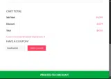 Handknotted coupon verification screenshot