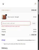 Shaka Tribe coupon verification screenshot