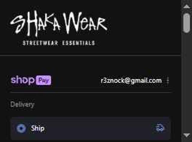Shaka Wear checkout page showing Shaka Wear discount code box | Screenshot taken by SimplyCodes community member on Aug 19, 2025