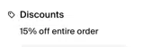 ELISEBRONTE coupon verification screenshot