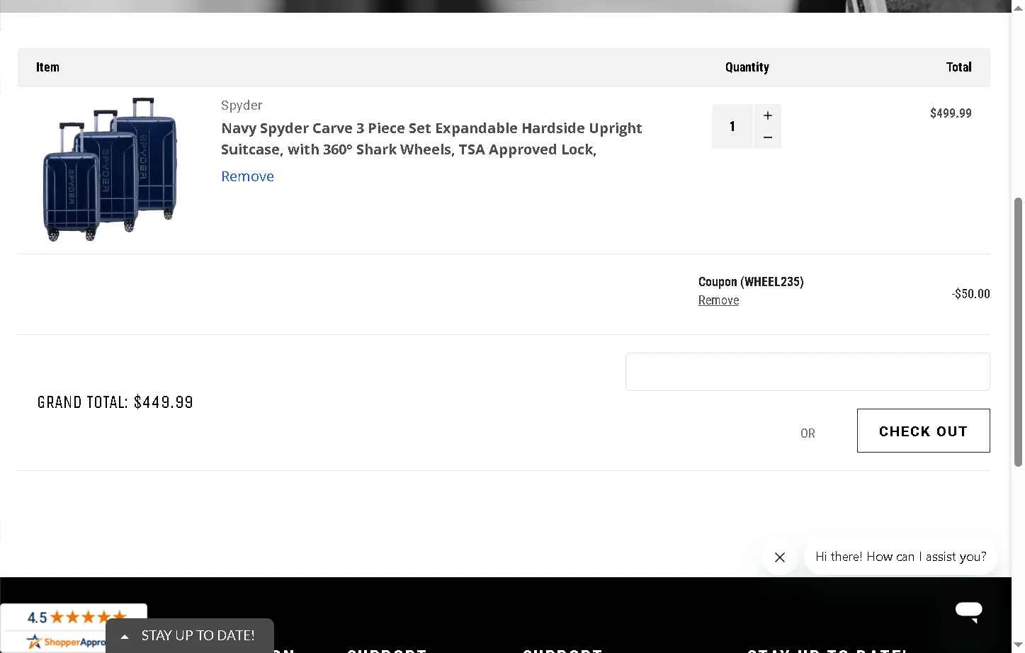 Shark Wheel checkout page showing Shark Wheel discount code box | Screenshot taken by SimplyCodes community member on Feb 14, 2026