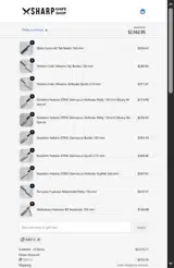 SHARP Knife Shop coupon verification screenshot