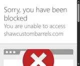 Shaw Barrels coupon verification screenshot