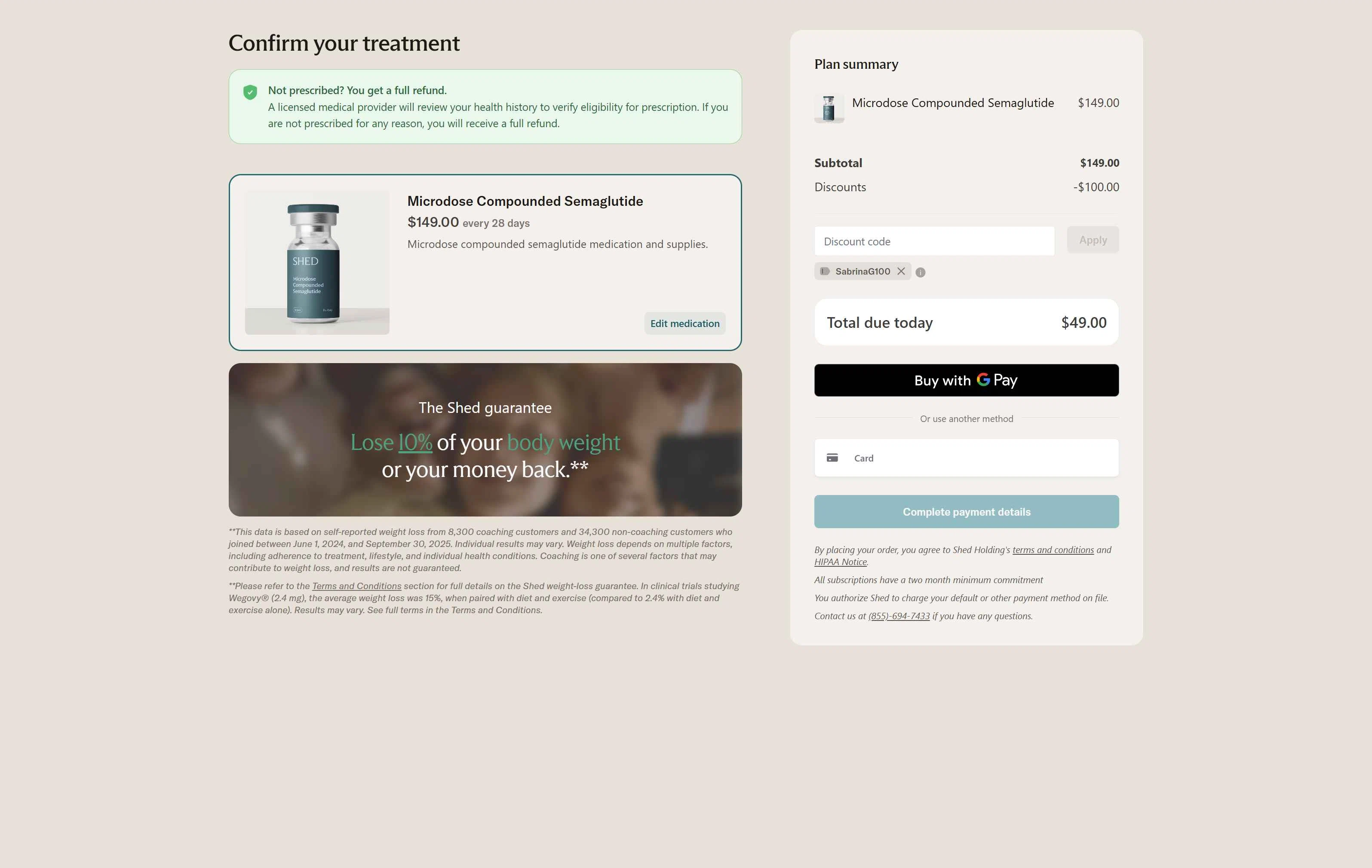 shed tryshed.com glp-1 weight loss treatment reviews 2026 - How It Works, What It Costs, and Who It Is For Month 1 of my GLP-1