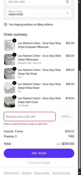 EXTRA20GO32 coupon verification screenshot