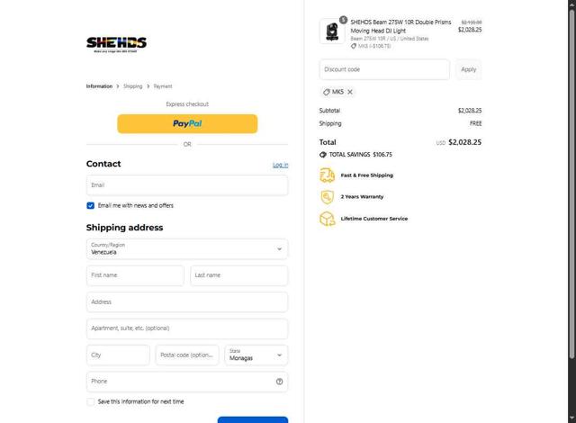 SHEHDS checkout page showing SHEHDS discount code box | Screenshot taken by SimplyCodes community member on Sep 5, 2025