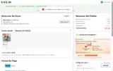SHEIN coupon verification screenshot