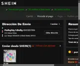 SHEIN coupon verification screenshot