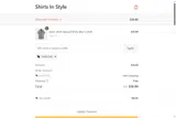 Shirts In Style coupon verification screenshot