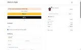 Shirts In Style coupon verification screenshot