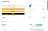 Shirts In Style coupon verification screenshot