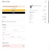 Shirts In Style coupon verification screenshot